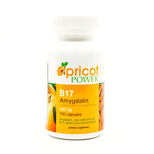 APRICOT POWER B17/AMYGDALIN 100 MG CAPSULES